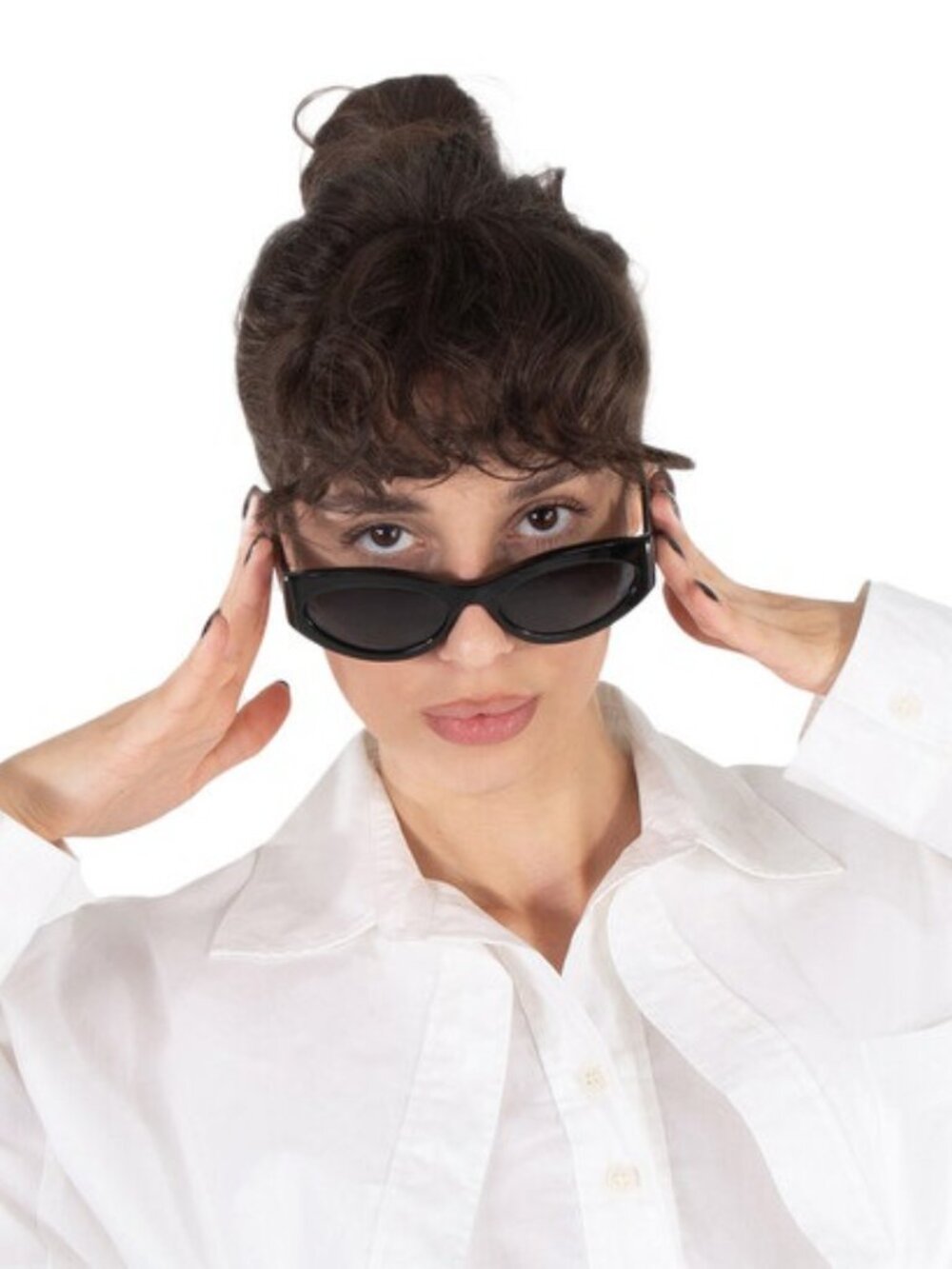 Celine Women Sunglasses Black Grey Cat Eye CL40288I MONOCHROMS 01A NEW AUTHENTIC - Picture 10 of 10